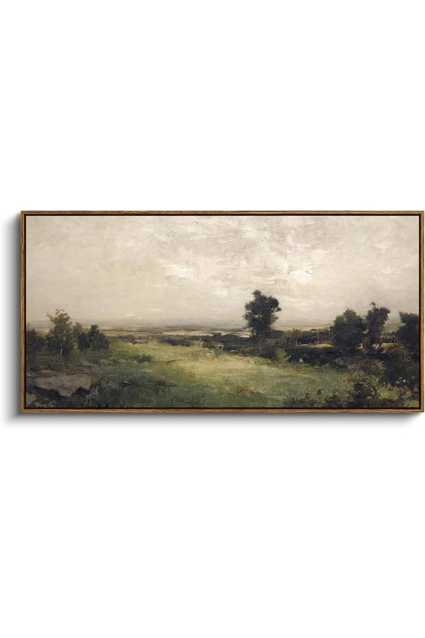 Vintage Wilderness Unframed Poster 60x120cm, Rustic Landscape Prints for Farmhouse Decor