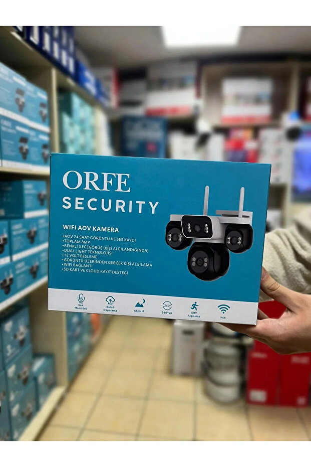 GÜNEŞ PANELLİ WİFİ KAMERA - 3