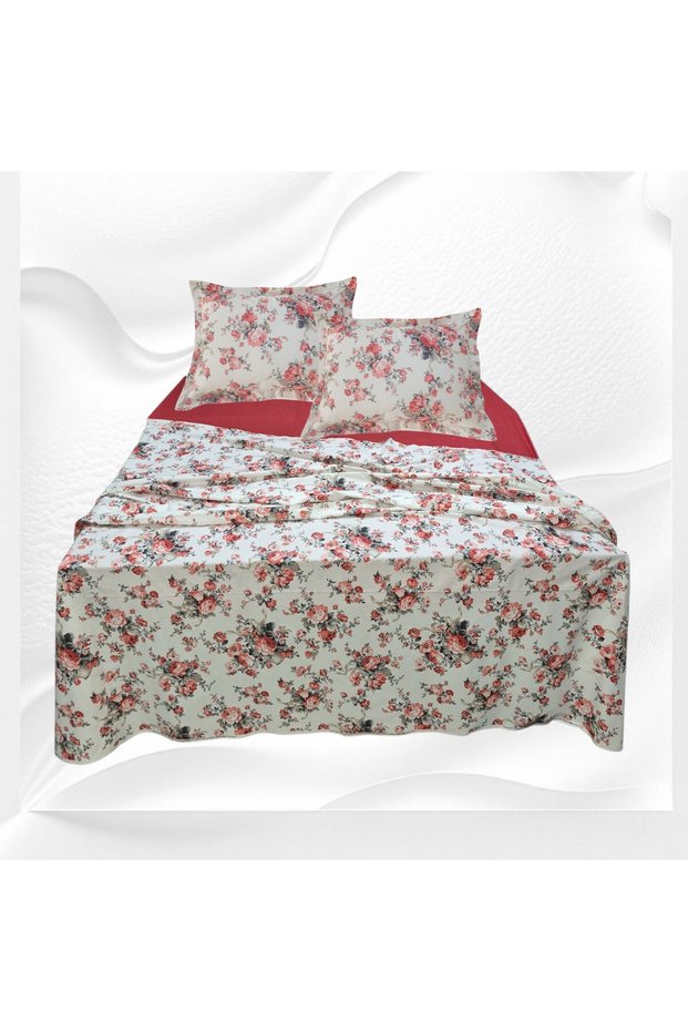 Personality 100% Cotton (200X225 Duvet Cover) Fitted Sheet 180X200X30 Zippered Pillowcase 50X70