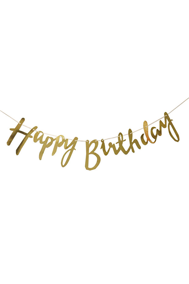 Happy Birthday Handwritten Banner