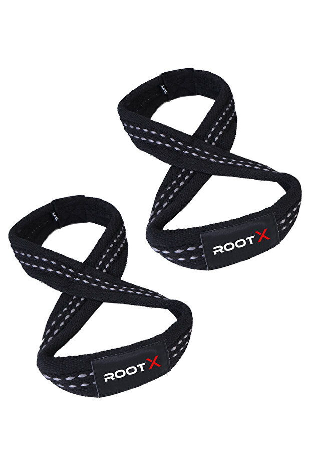 8 Loop Lifting Straps Siyah Gri (S-M BEDEN) - 4