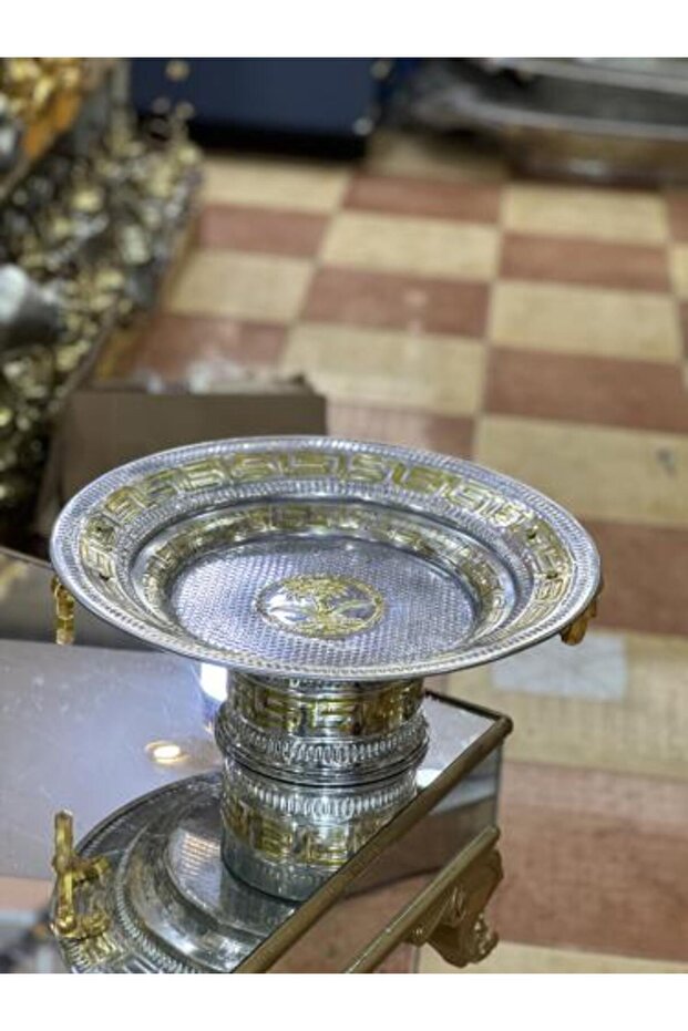 صينية دائرية متوسطة الحجم - 1