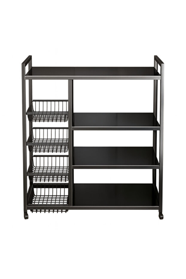 Mobile Storage Rack for Kitchen and Rooms