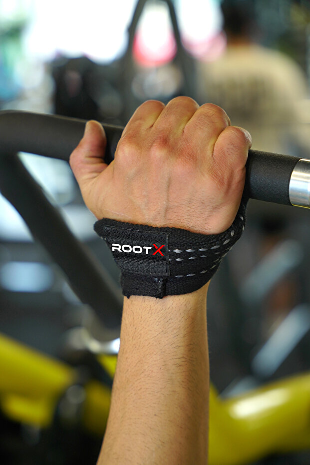 8 Loop Lifting Straps Siyah Gri (S-M BEDEN) - 1