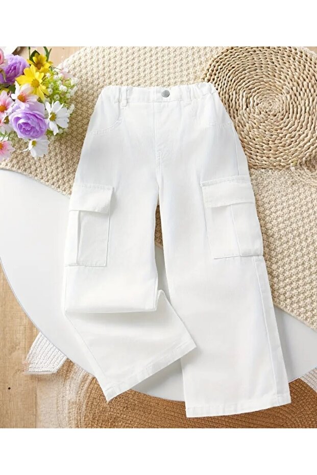 All-Season Wearable White Comfortable Convenient Pants