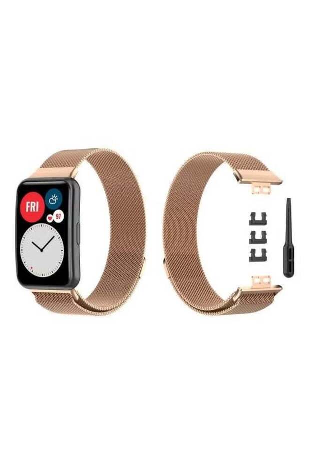 Milanese Replacement Band For Huawei Watch Fit Gold