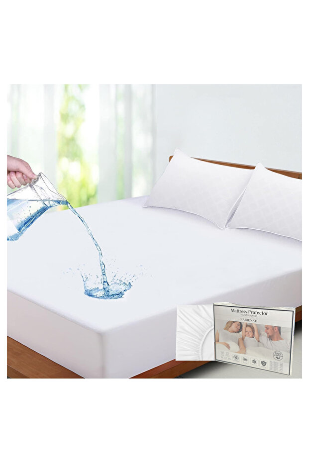 Waterproof Mattress Protector Microfiber+TPU Bed Cover for Single/Double/King/Super King Beds