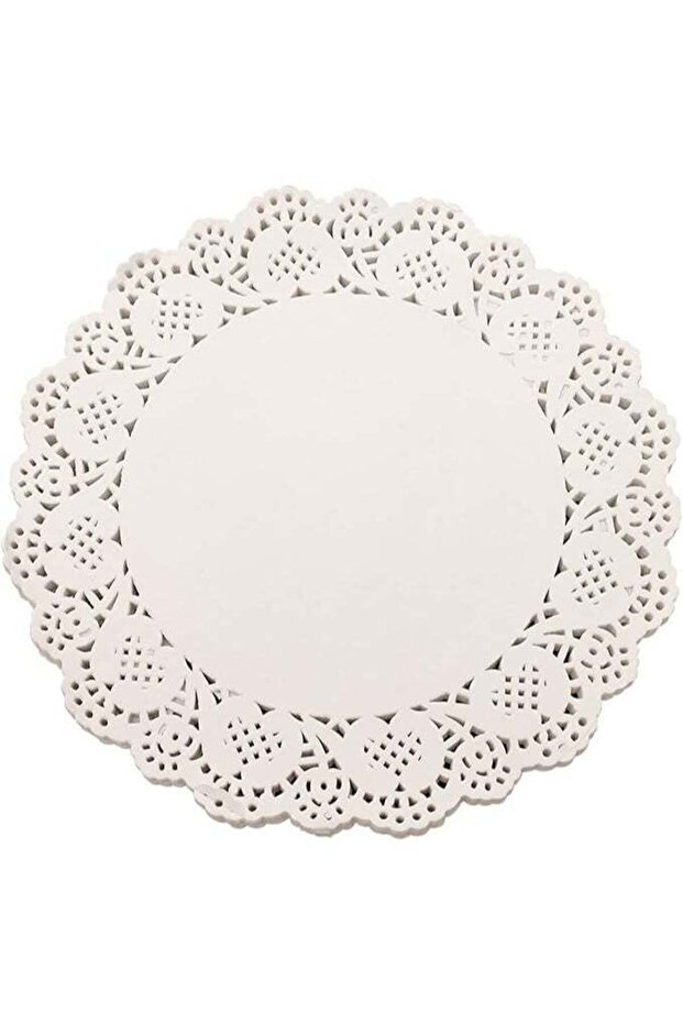 Round Paper Doilies 30 Pcs – 4.5 Inch Decorative Lace for Cakes & Desserts