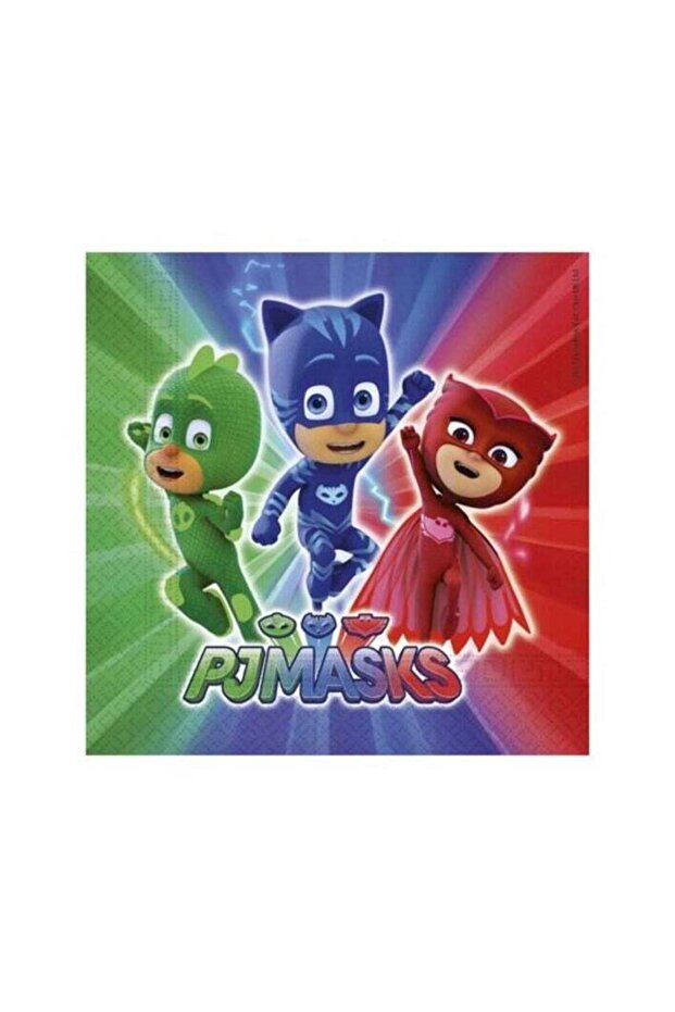 PJ Masks Printed Paper Napkin Multicolour 2-Ply 33x33cm 20 PCS