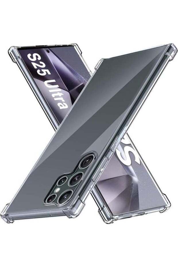 Transparent Clear Case for Samsung Galaxy S25 Ultra – Shockproof Slim TPU Bumper