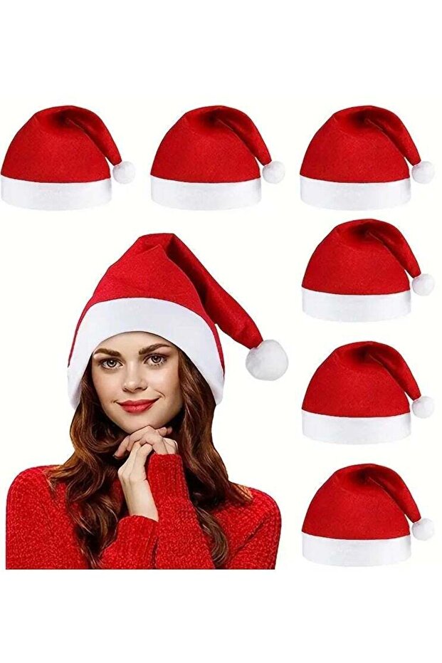 3PCS Hat Holiday Hat Velvet Comfortable Party Supply