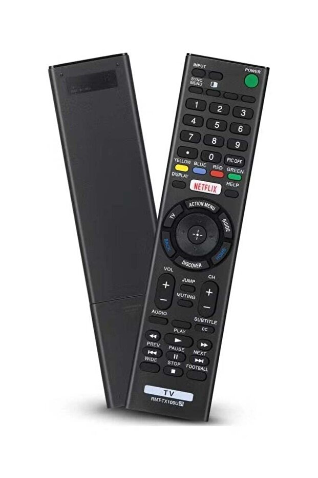 RMT-TX100U Universal Remote Control Replacement for Sony TV - Netflix Button