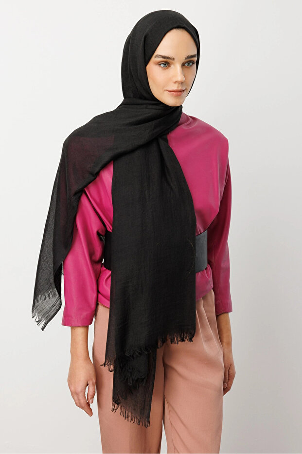 Siyah Dubai Şal - 1