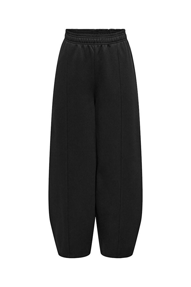 Women's Black Onlevisa Cocoon Pant Swt Sweatpants 15358297-Black