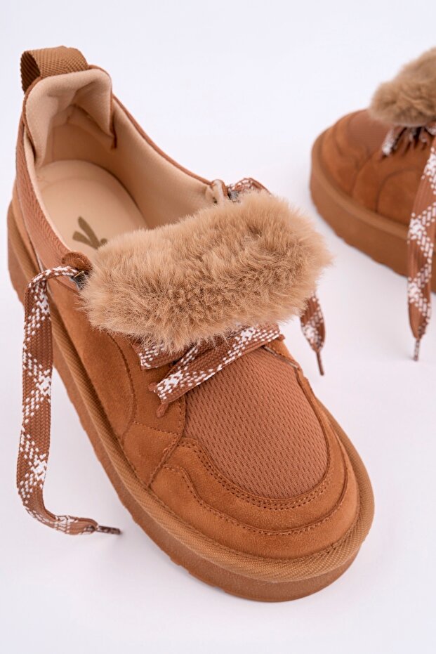 أحذية رياضية مريحة من الفرو - 5