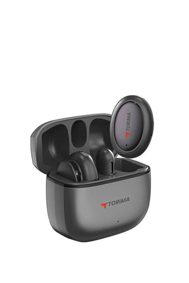 WM-03 Siyah AI Destekli Gürültü Azaltma Şarj Kutulu Kablosuz Yaka Mikrofonu - 4