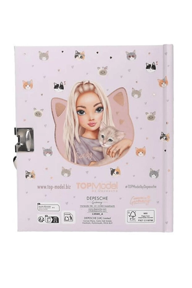 Topmodel Locked Diary - 5