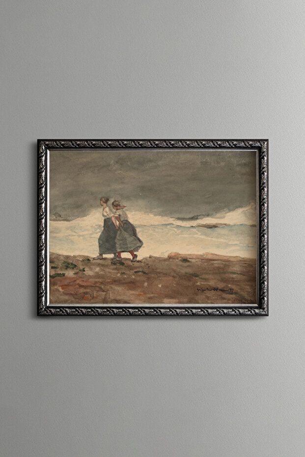 خطر - إطار منقوش عتيق الطراز