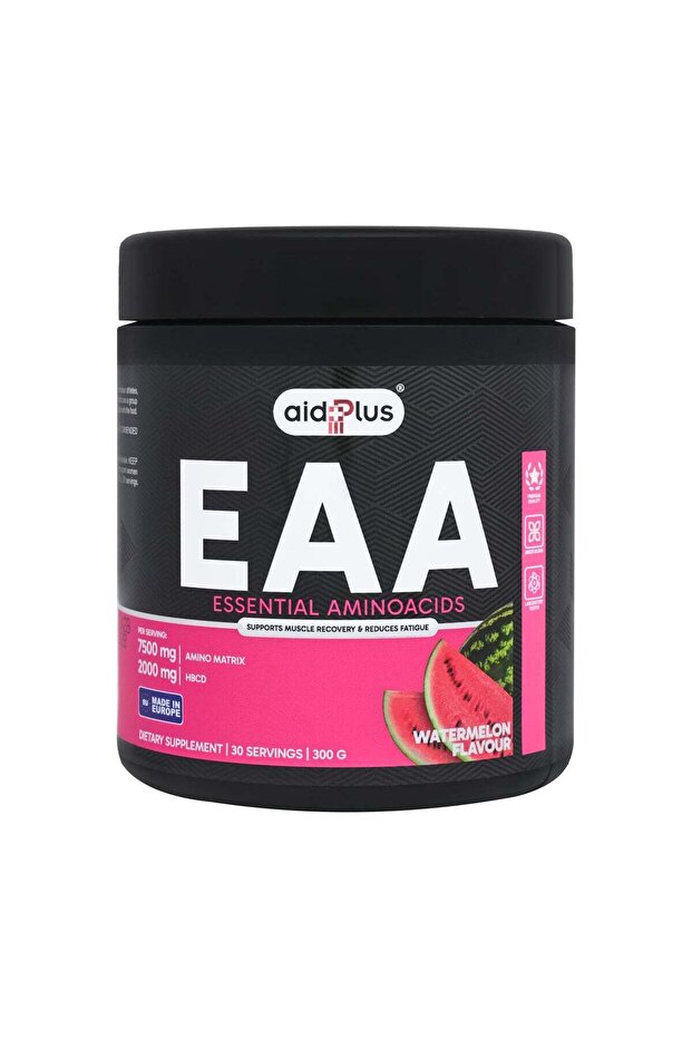 AID PLUS EAA Watermelon, 300g | 7500mg EAA Complex | BCAA & Glyco Complex - 1