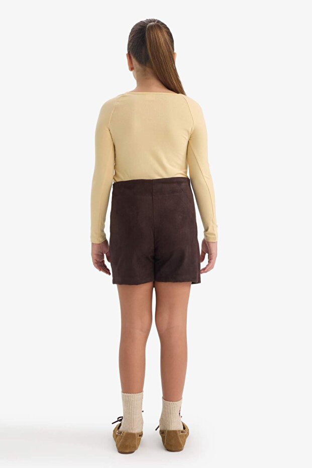 Kız Çocuk Süet Şort Etek G3783A825WN - 5