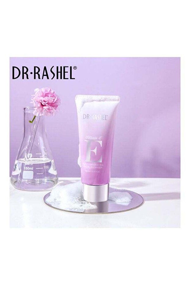 DR. RASHEL Vitamin E Purify Hydrating Face Wash Facial Cleanser Purple 150ml