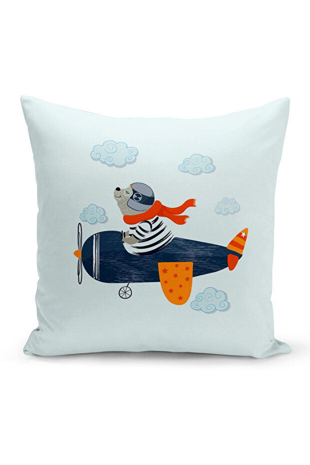 Children's Baby Room Digital Printed Throw Pillow Cover