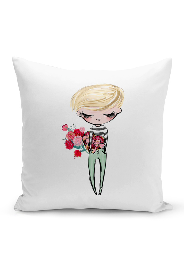 Children's Baby Room Digital Printed Throw Pillow Cover