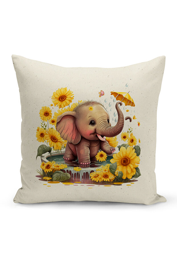 Children's Baby Room Digital Printed Throw Pillow Cover