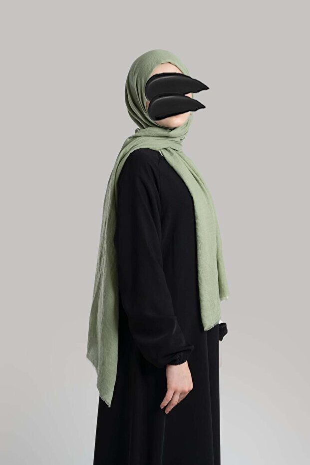 Soft Pamuk Şal - Mint - 4