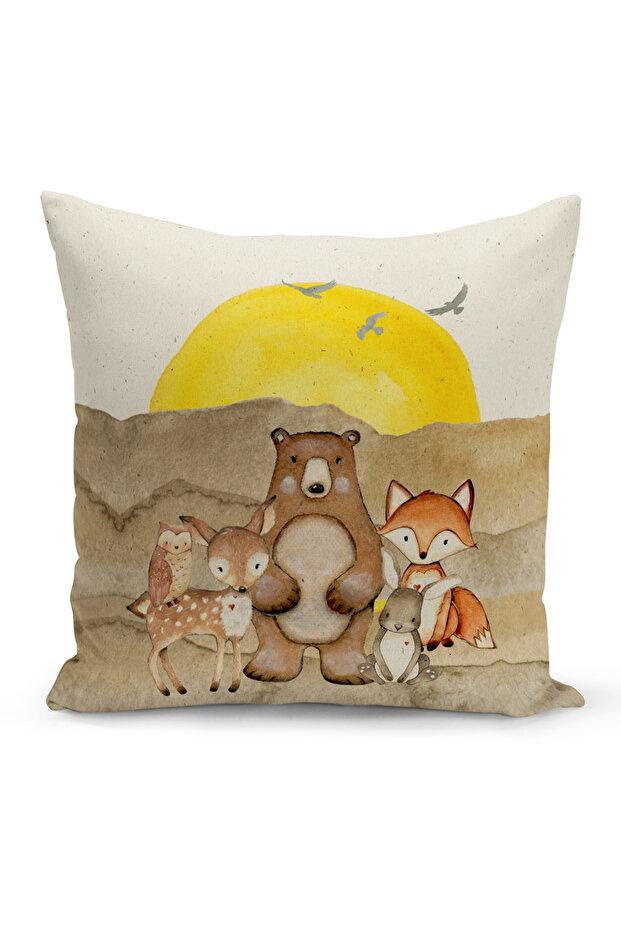 Children's Baby Room Digital Printed Throw Pillow Cover