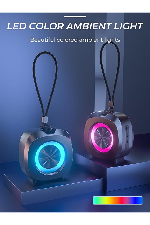 Μίνι αδιάβροχο φορητό ηχείο Bluetooth - 7