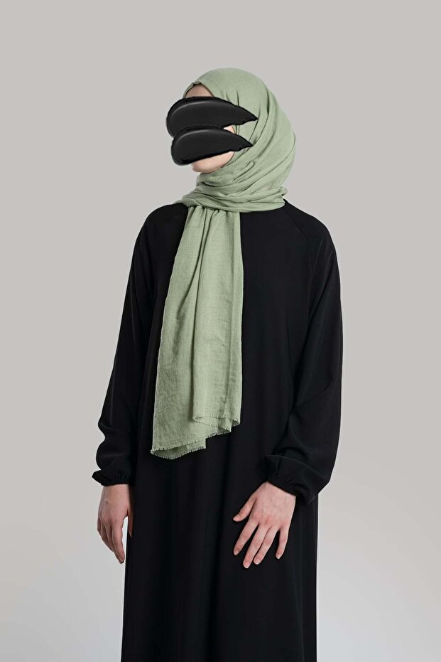 Soft Pamuk Şal - Mint - 5