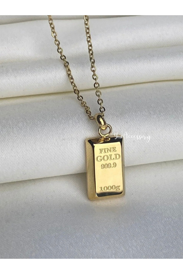 KÜLÇE GÖRÜNÜMLÜ ÇELİK KOLYE - 1