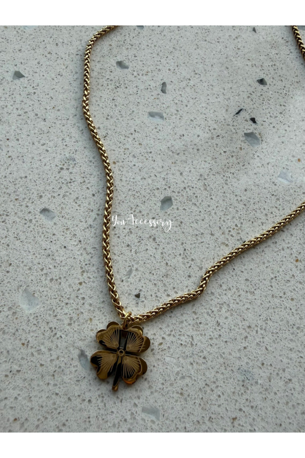 YONCA MODEL ÇELİK KADIN KOLYE - 2