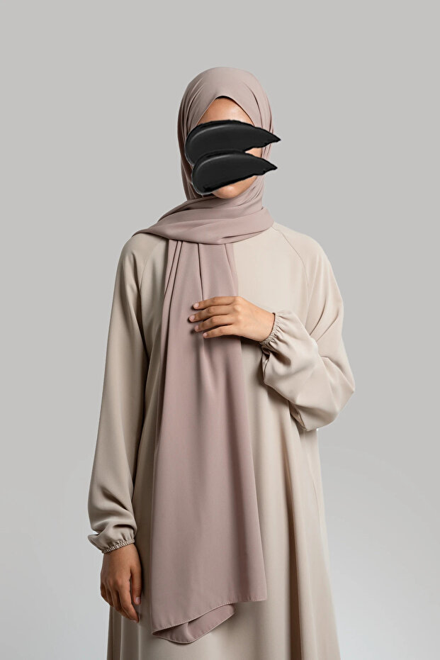 Medine İpeği Soft Şal - Bej - 4