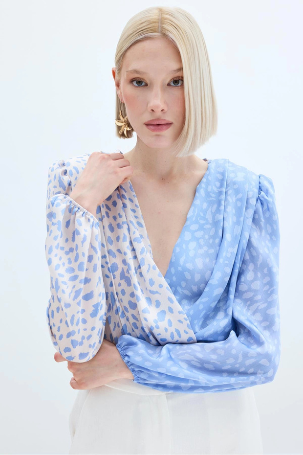 بدلة مزدوجة الصدر منقوشة - BEBEMAVİ ECRU - 5