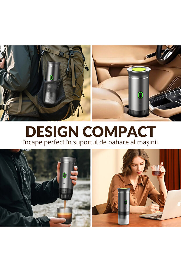 Portable Espresso Machine 3 in 1, Nespresso Capsules, Nescafe Dolce Gusto, Silver, easyCTRL® - 6
