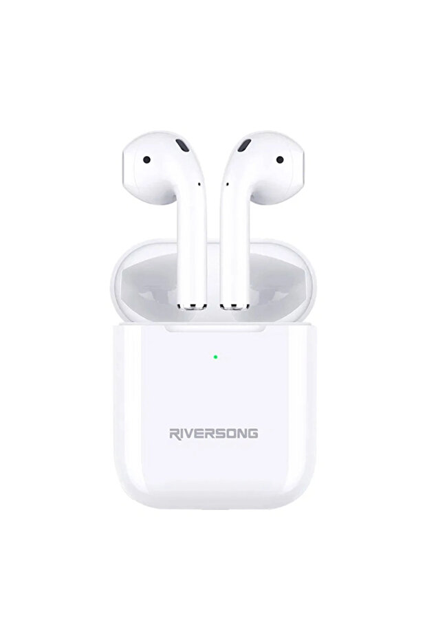 سماعات أذن ستيريو لاسلكية حقيقية Audio AIR X55+ EA78 باللون الأبيض