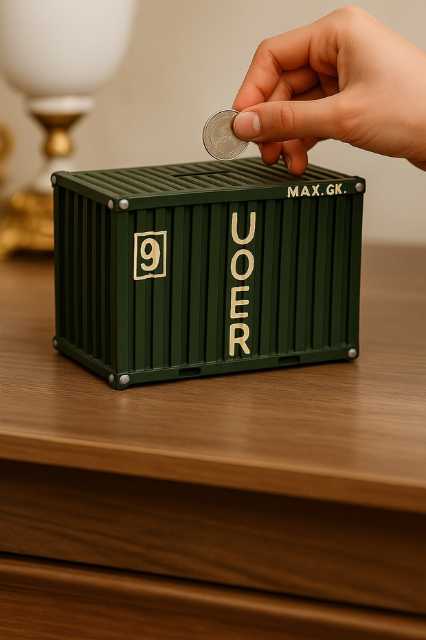 Container Piggy Bank