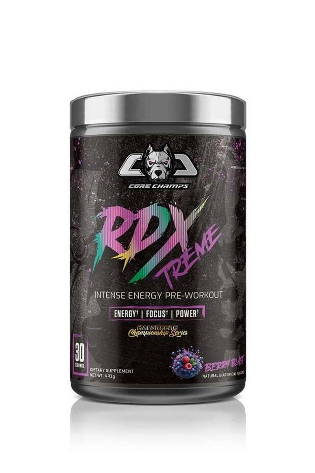 RDX XTREME - The Ultimate Pre-Workout 30 Servings Berry Blast