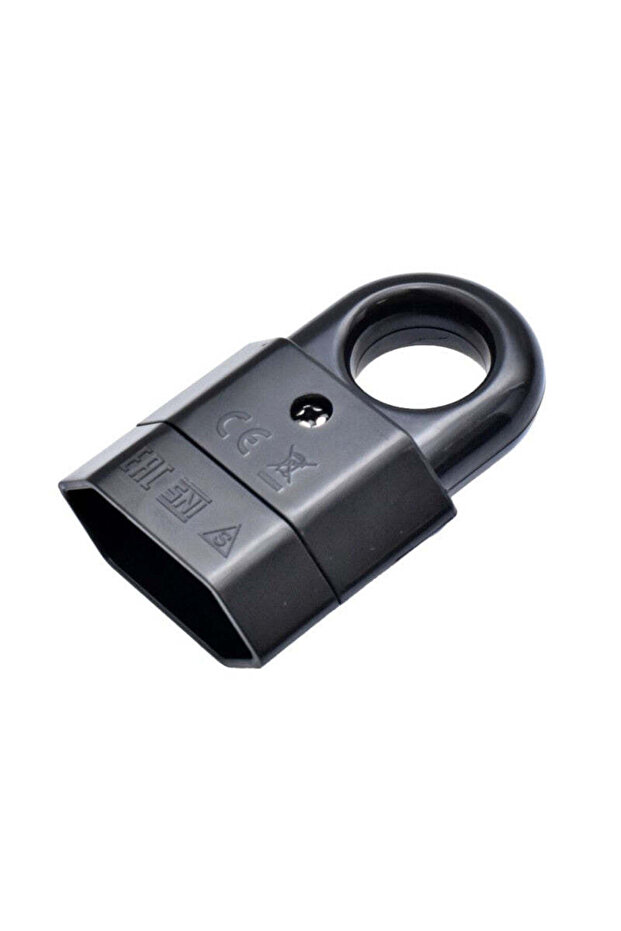 Black Silver Coupler with Ring 10A - 1