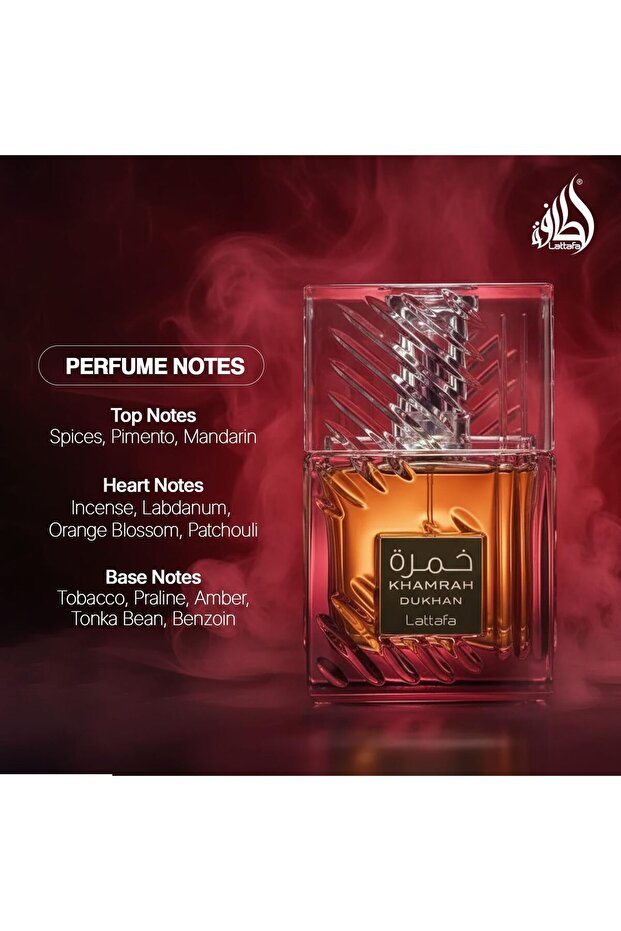 Khamrah Dukhan Eau de Parfum for Unisex, 100 ml
