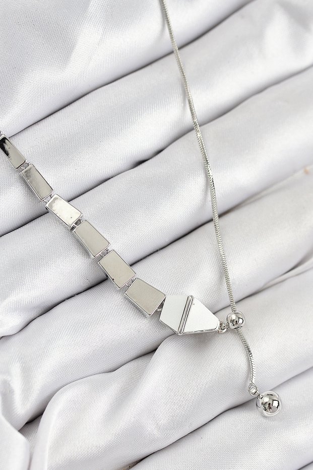 Brass Snake Model Silver Color Elevator Women's Necklace
