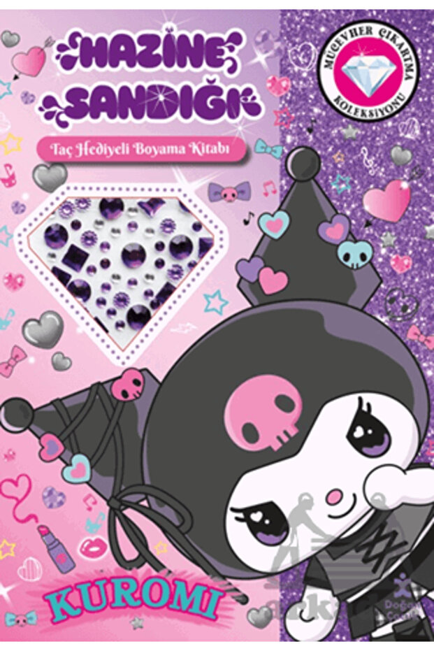 Kuromi - Treasure Chest (Coloring Book with Crown Gift)