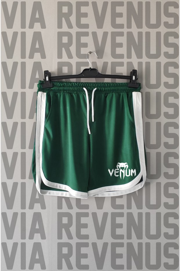 Ufc Vnm Printed Piped Detail Jarse Sports Training Shorts