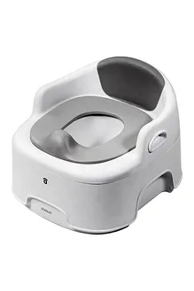 Starlet 3-in-1 Urinal Potty, Toilet Reducer & Step Elevator - White/Grey