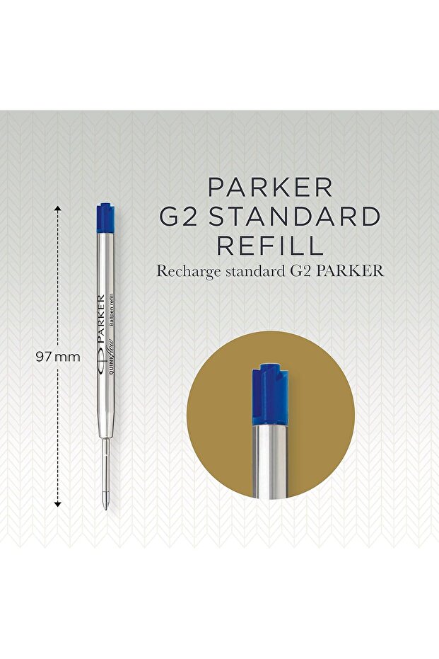 Quink Flow Ballpoint Pen Refills, Medium Tip, Blue, Value Pack of 6 (2025156) - 3