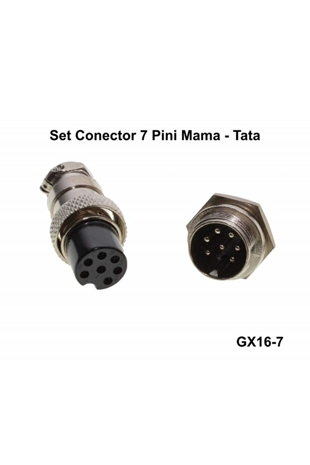 7 Pin Aviator Type Connector Set - 4
