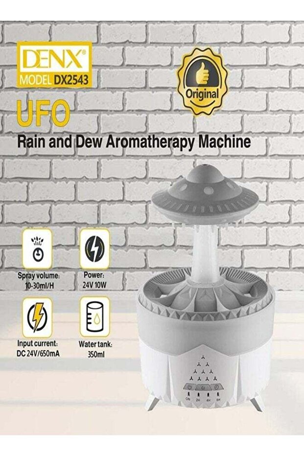 Rain Diffuser Smart Air Humidifier with Remote Control - 1