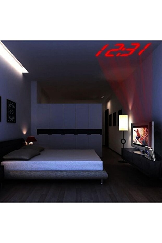 Projection Clock with LCD Display 8190 - 3